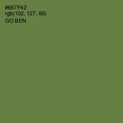 #667F42 - Go Ben Color Image