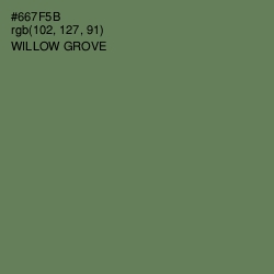 #667F5B - Willow Grove Color Image