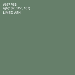 #667F6B - Limed Ash Color Image