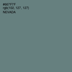 #667F7F - Nevada Color Image