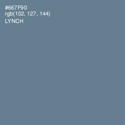 #667F90 - Lynch Color Image