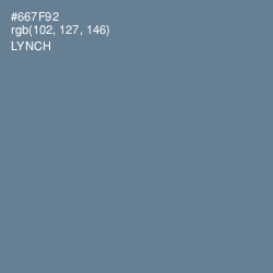 #667F92 - Lynch Color Image