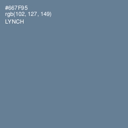 #667F95 - Lynch Color Image