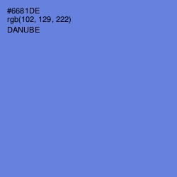 #6681DE - Danube Color Image