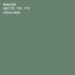#66826E - Highland Color Image