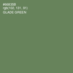 #66835B - Glade Green Color Image