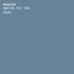 #66839A - Hoki Color Image