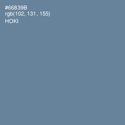 #66839B - Hoki Color Image