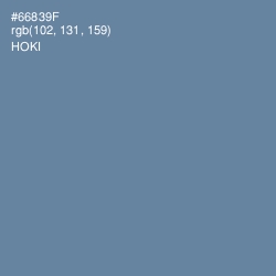 #66839F - Hoki Color Image