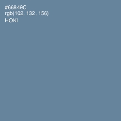 #66849C - Hoki Color Image