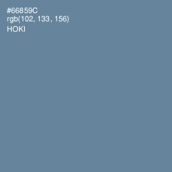 #66859C - Hoki Color Image
