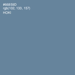 #66859D - Hoki Color Image