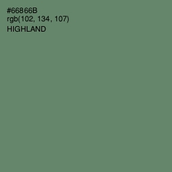 #66866B - Highland Color Image