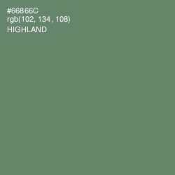 #66866C - Highland Color Image