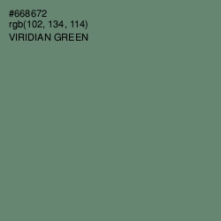 #668672 - Viridian Green Color Image