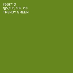#66871D - Trendy Green Color Image
