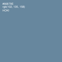 #66879E - Hoki Color Image