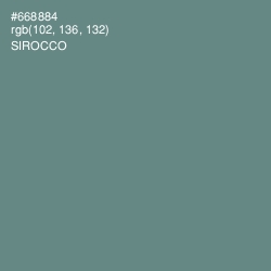 #668884 - Sirocco Color Image