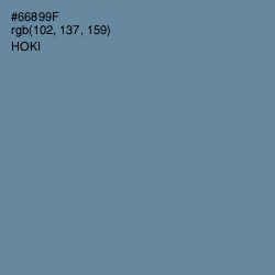 #66899F - Hoki Color Image