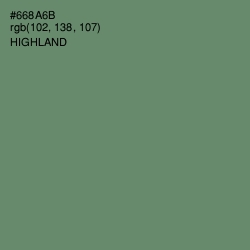 #668A6B - Highland Color Image