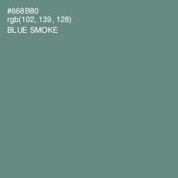 #668B80 - Blue Smoke Color Image