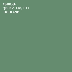 #668C6F - Highland Color Image