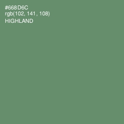 #668D6C - Highland Color Image