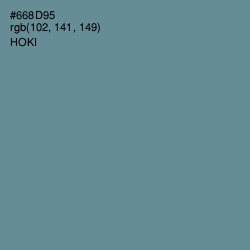 #668D95 - Hoki Color Image