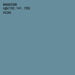 #668D9B - Hoki Color Image