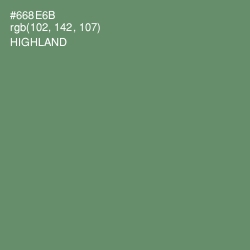 #668E6B - Highland Color Image
