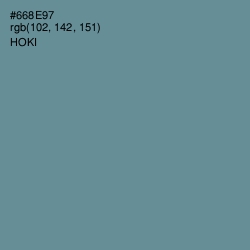 #668E97 - Hoki Color Image