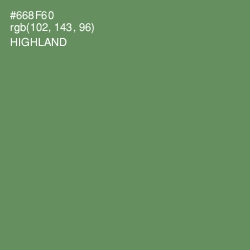 #668F60 - Highland Color Image