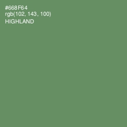 #668F64 - Highland Color Image
