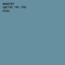 #668F9F - Hoki Color Image