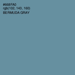 #668FA0 - Bermuda Gray Color Image