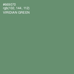 #669070 - Viridian Green Color Image