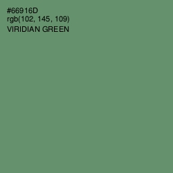 #66916D - Viridian Green Color Image