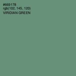 #669178 - Viridian Green Color Image