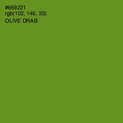 #669221 - Olive Drab Color Image