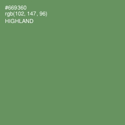 #669360 - Highland Color Image