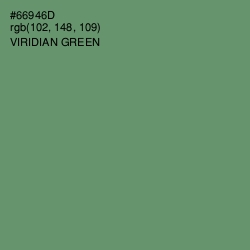 #66946D - Viridian Green Color Image