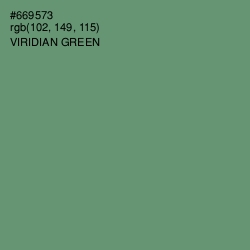 #669573 - Viridian Green Color Image