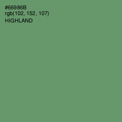 #66986B - Highland Color Image