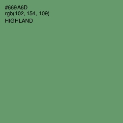 #669A6D - Highland Color Image