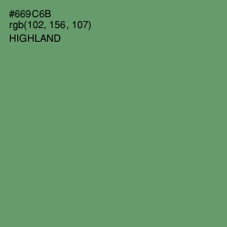 #669C6B - Highland Color Image