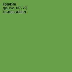 #669D46 - Glade Green Color Image
