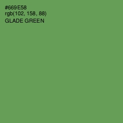 #669E58 - Glade Green Color Image