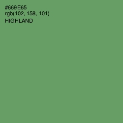 #669E65 - Highland Color Image