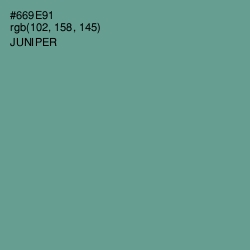 #669E91 - Juniper Color Image