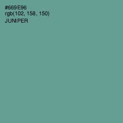 #669E96 - Juniper Color Image